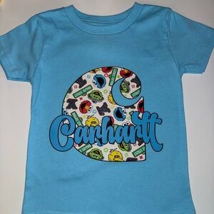 Carhartt Kids Light Blue Graphic Tee